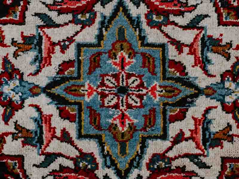 Close up shot of rug