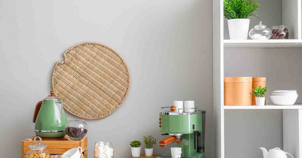 Coffee bar corner