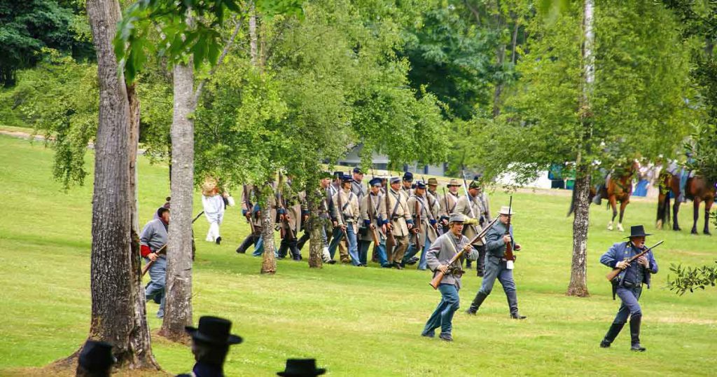 civil war reenactment