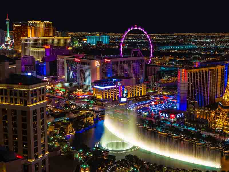 Las Vegas at night