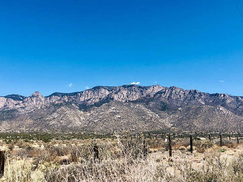 Sandia Mountain View New Mexico, US